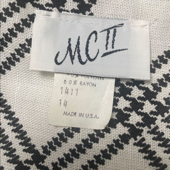 Vintage 80's MC ll One Piece Wrap Dress W/ Matching Belt Women's Size 14 - Picture 13 of 15